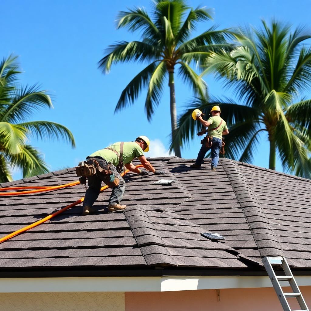 South Florida homes with residential roofs