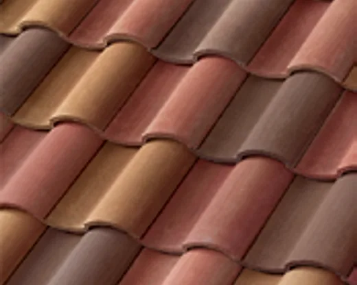 Official Westlake manufacturer image showing Barcelona 900 concrete roof tile in Avalon Beach Blend.
