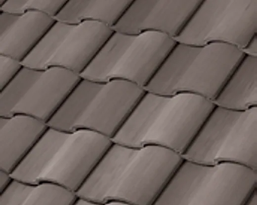 Official Westlake manufacturer image showing Barcelona 900 concrete roof tile in Cypress Bay Blend.