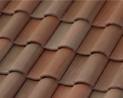 Official Westlake manufacturer image showing Barcelona 900 concrete roof tile in Naples Blend.