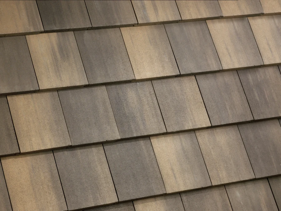 Eagle Bel Air Viera Blend concrete roof tile color sample, 4477