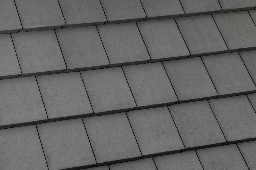Eagle Bel Air Dark Gray Range concrete roof tile color sample, 4591