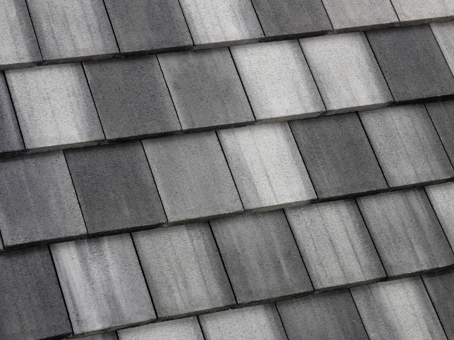 Eagle Bel Air Grays Peak Range concrete roof tile color sample, 4669