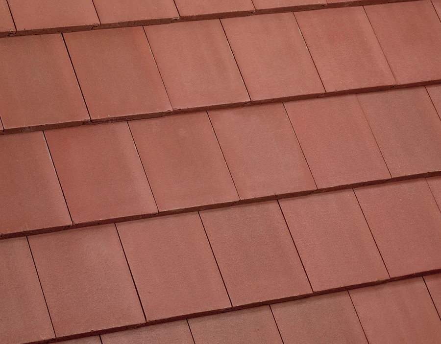Eagle Bel Air Kona Red Range concrete roof tile color sample, 4698