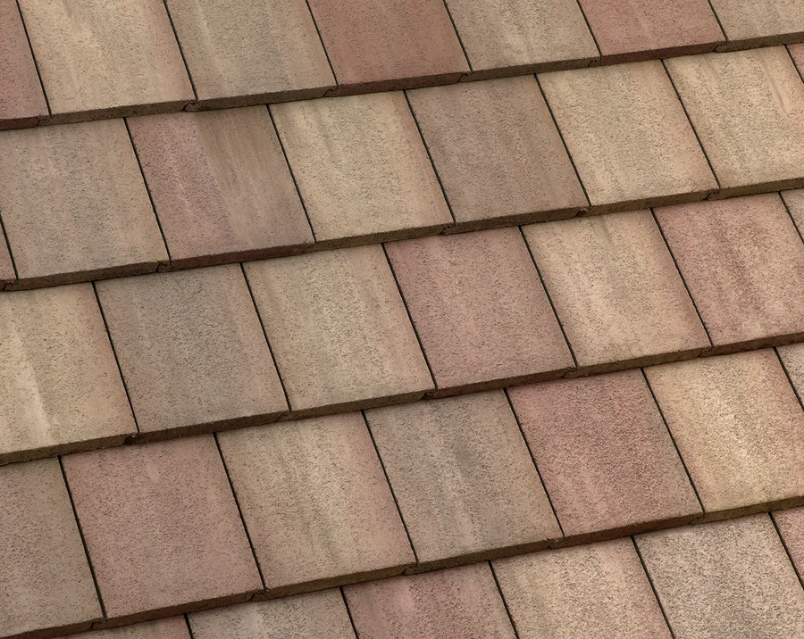 Eagle Bel Air Corona Del Mar Blend concrete roof tile color sample, 4825