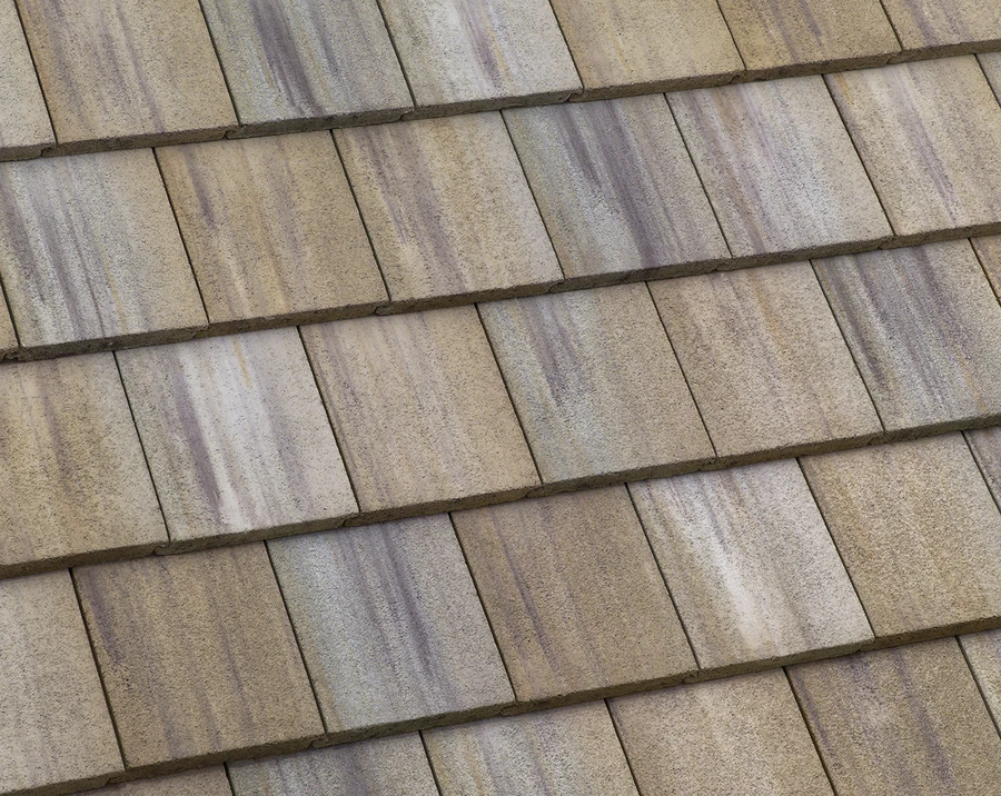 Eagle Bel Air Shasta Blend concrete roof tile color sample, 4880