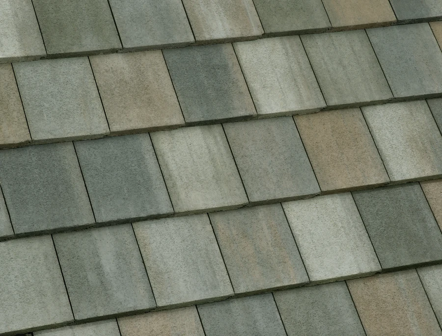 Eagle Bel Air Seattle Blend concrete roof tile color sample, 48805