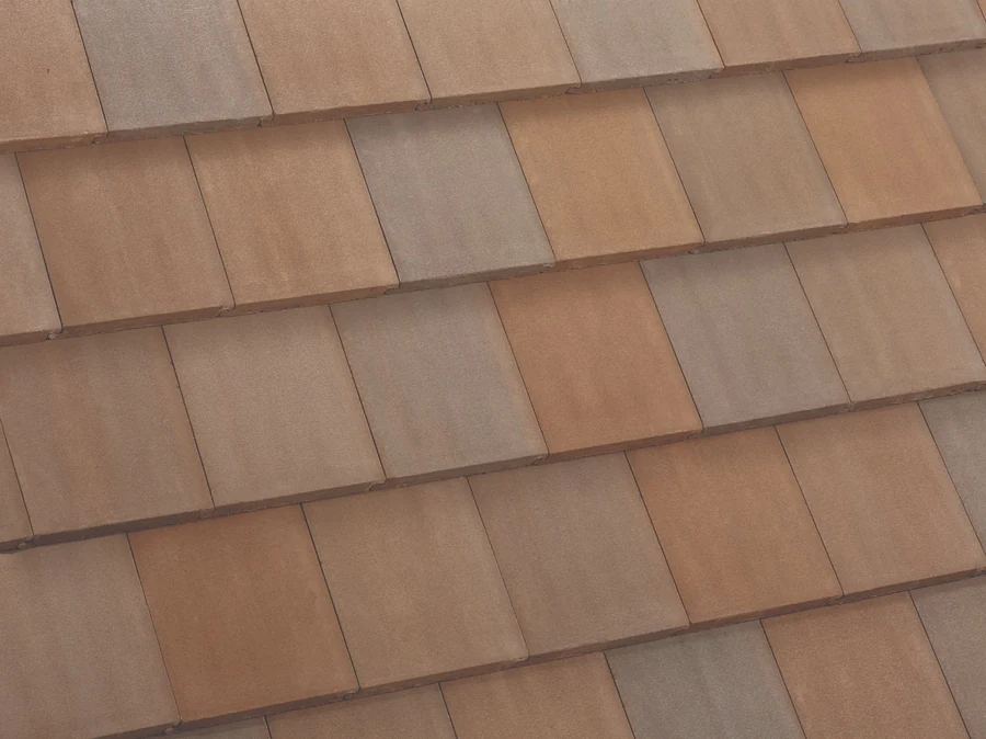 Eagle Bel Air Maple Creek Blend concrete roof tile color sample, 49604